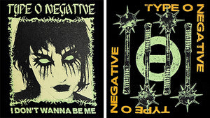 TYPE O NEGATIVE DONT WANT TO BE GLOW IN DARK TEE