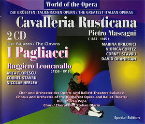 MASCAGNI / LEONCAVALLO | CAVALLERIA RUSTICANA/PAGLIACCI (2CD)