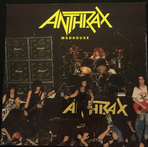 ANTHRAX | MADHOUSE - 12 - BLEACHING ON VINYL PLAYS FINE