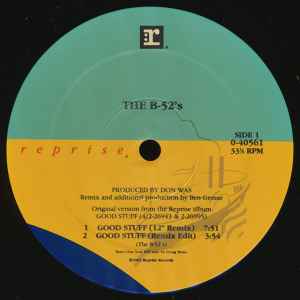 B52'S | GOOD STUFF - 12  - NO COVER