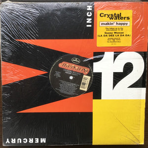 CRYSTAL WATERS | MAKIN HAPPY - 12 - WITH COMPANY SLEEVE AND HYPE