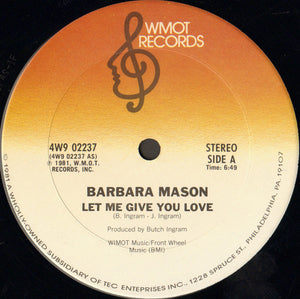 BARBARA MASON | LET ME GIVE YOU LOVE - 12