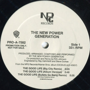 PRINCE / NEW POWER GENERATION | GOOD LIFE- 12 - PROMO