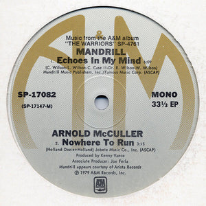 MANDRILL / ARNOLD MCCULLER | ECHOES IN MY MIND / NOWHERE TO RUN - 12