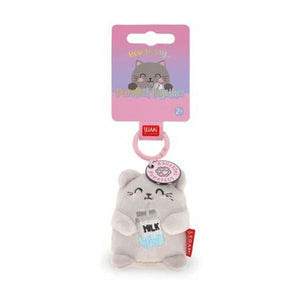CAT PLUSH KEYCHAIN BAG HANGER
