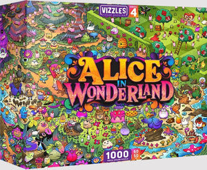 ALICE IN WONDERLAND VIZZLE SEARCH AND FIND JIGSAW PUZZLE