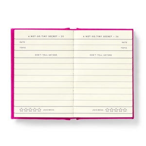TINY DIARY FOR NOT SO TINY SECRETS  7X1X10CM JOURNAL
