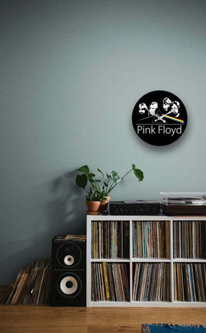PINK FLOYD GLASS CLOCK DSOM 30CM