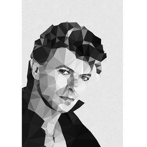 DAVID BOWIE GREETING CARD EAST END GEOMETRIC PRINT