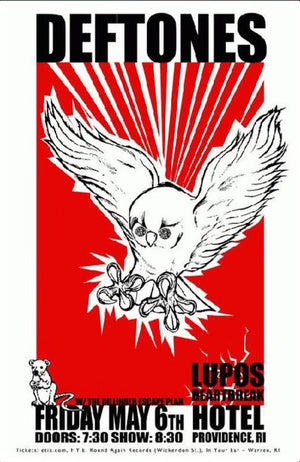 DEFTONES 2011 TOUR POSTER A3 PRINT 27 X 43CM
