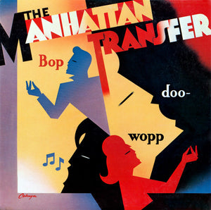 MANHATTAN TRANSFER | BOP DOO WOPP - NZ / AUS - STICKER MARKS ON COVER