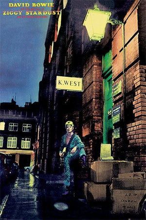 DAVID BOWIE ZIGGY STARDUST ALBUM POSTER 9